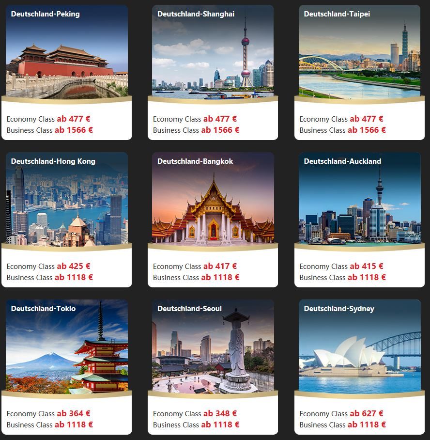 Air China Black Friday Sale