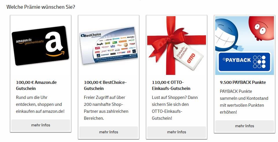 Leserservice Prämie auswählen