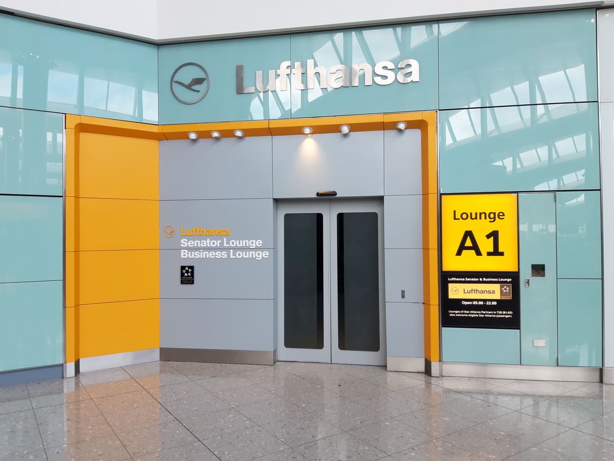 Lufthansa Lounge London Heathrow