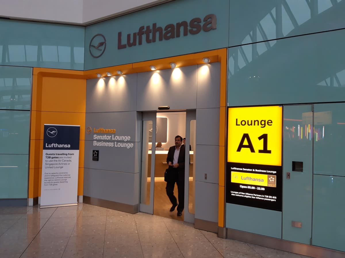 Lufthansa Lounge London Heathrow