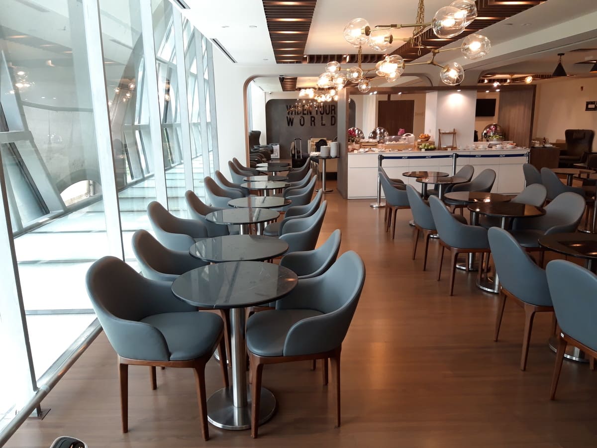 Turkish Airlines Lounge Bangkok Speisebereich