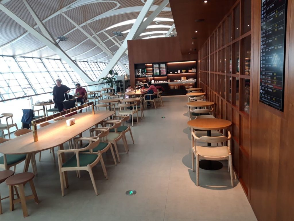 Cathay Pacific Lounge Shanghai Außenbereich