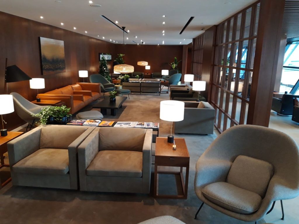 Cathay Pacific Lounge Shanghai Loungebereich