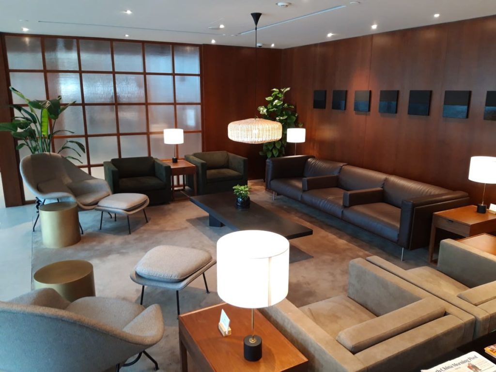 Cathay Pacific Lounge Shanghai Loungebereich
