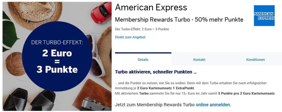 American Express Membership Rewards Turbo