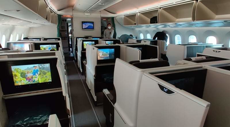 Oman Air Business Class Kabine