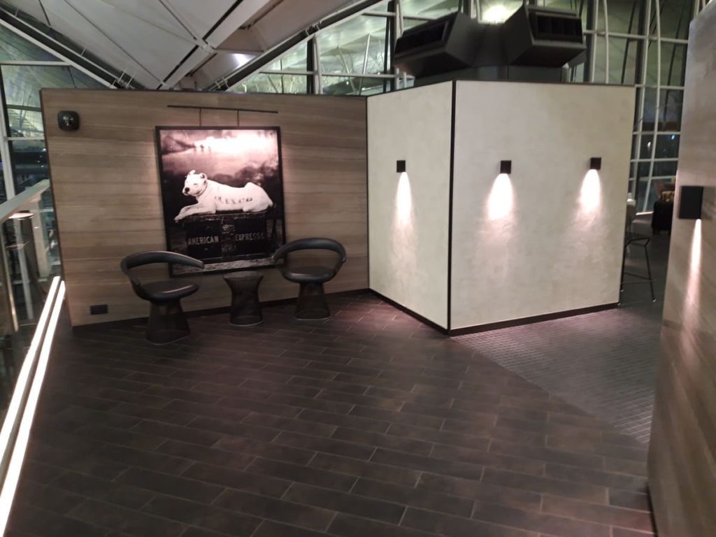 AMEX Centurion Lounge Hongkong Eingangsbereich