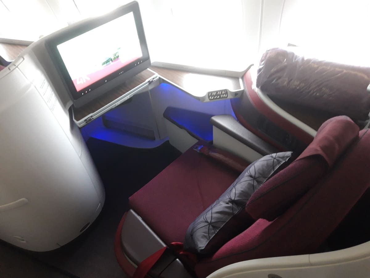 Qatar Airways Business Class Sitz
