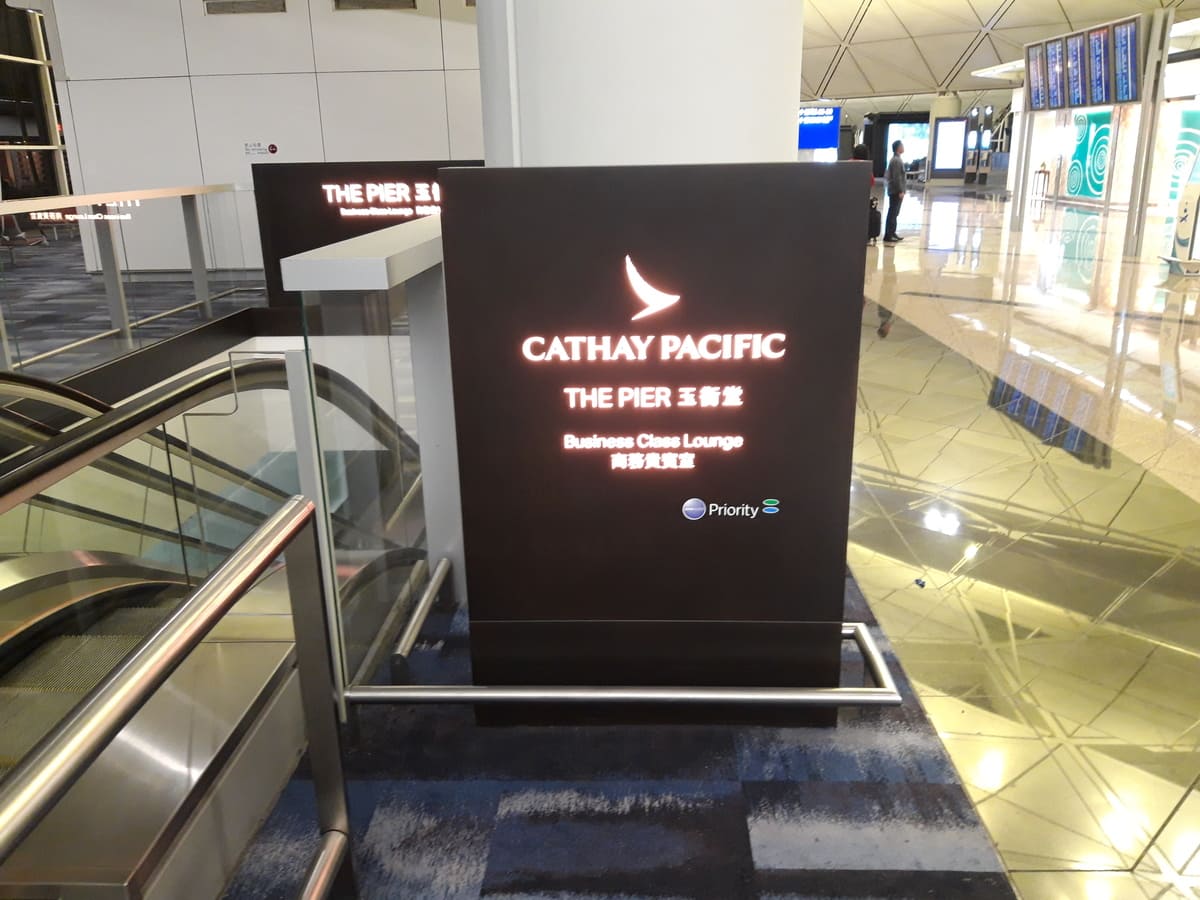 Cathay Pacific Lounge The Pier Hongkong