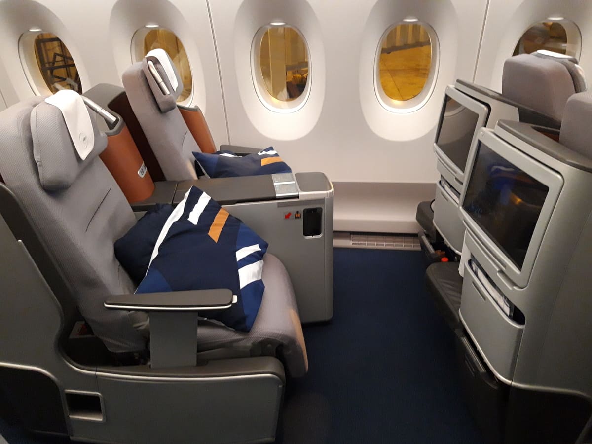 Lufthansa Business Class Fenstersitze