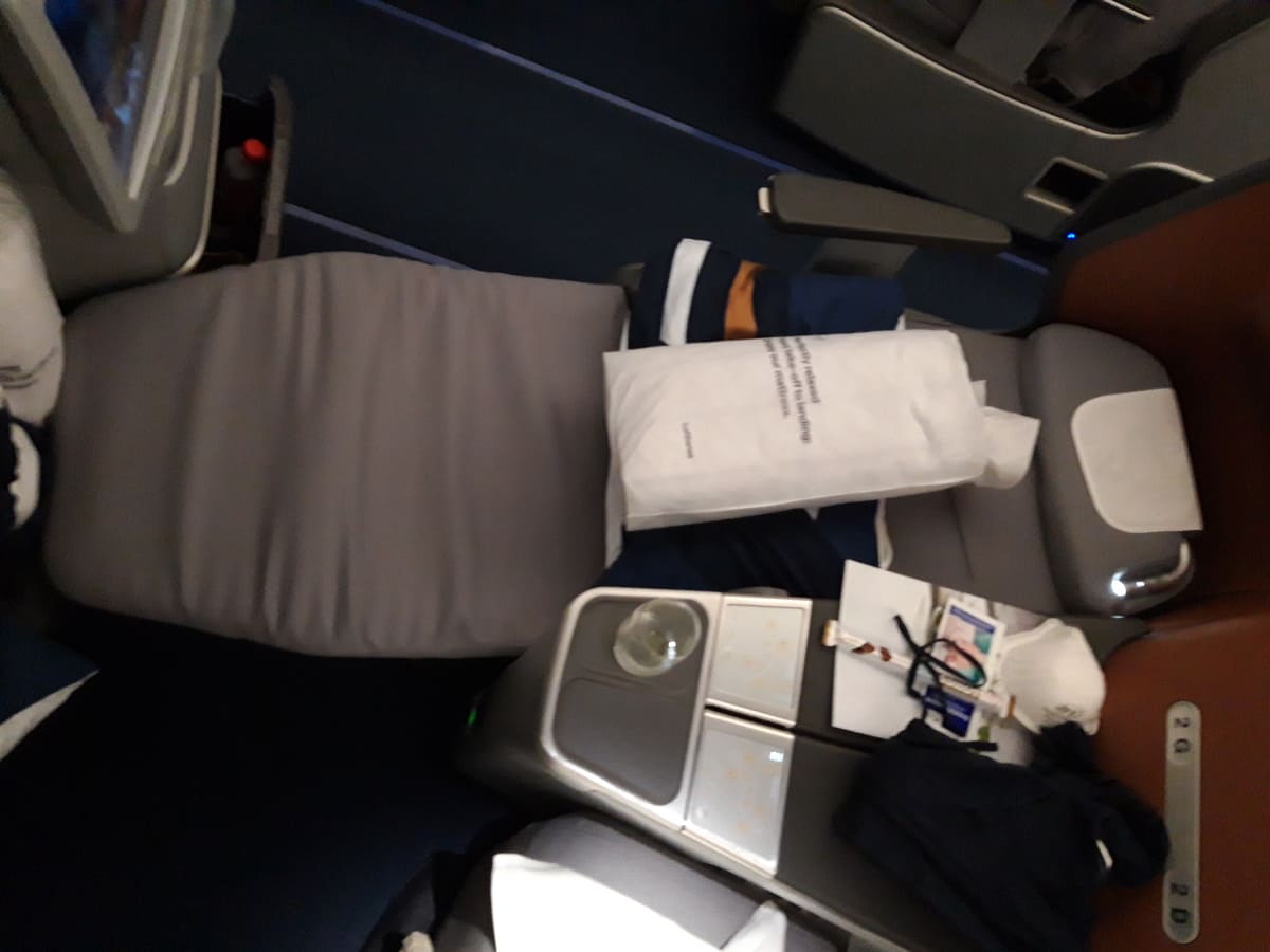 Lufthansa Business Class Flatbed
