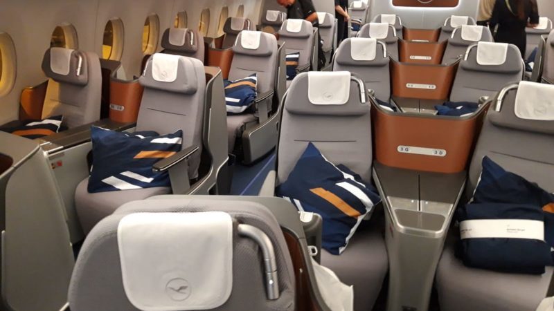 Lufthansa Business Class Kabine