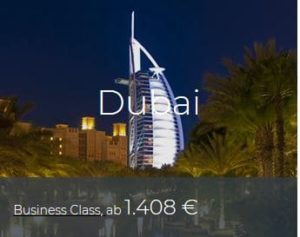 Business Class Angebote Dubai