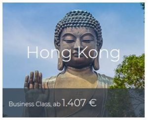 Business Class Angebote Hongkong