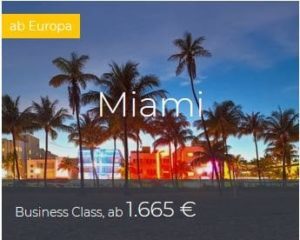 Business Class Angebote Miami