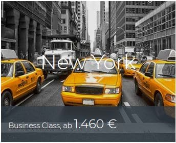 Business Class Angebote New York