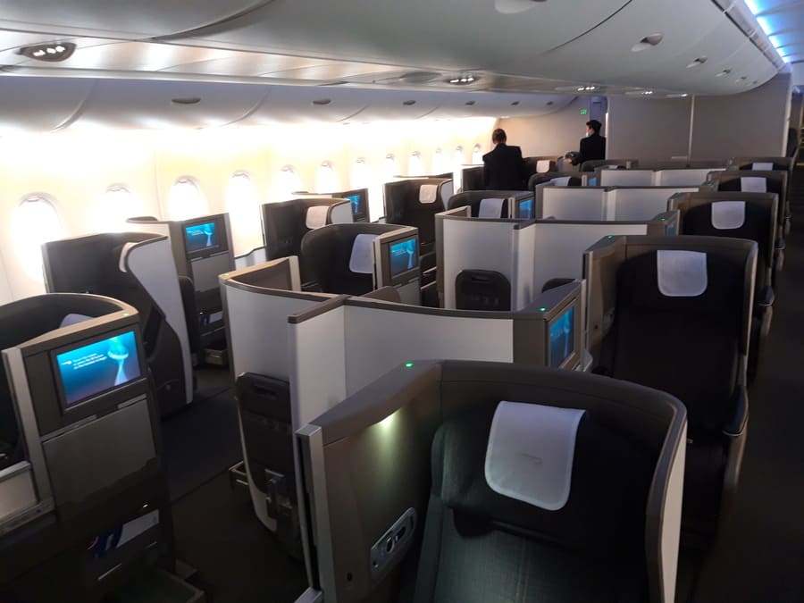 British Airways Business Class Kabine A380