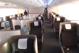 British Airways Business Class A380