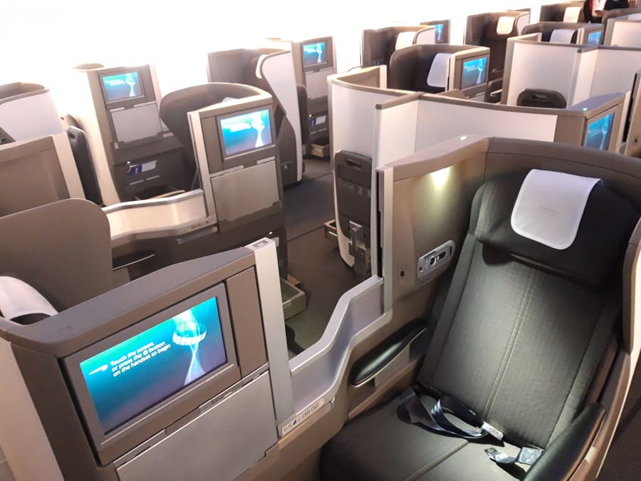 Business Class Sitze A380