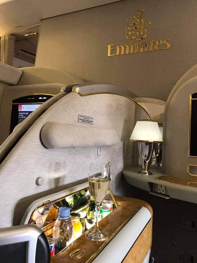Emirates First Class BKK-HKG