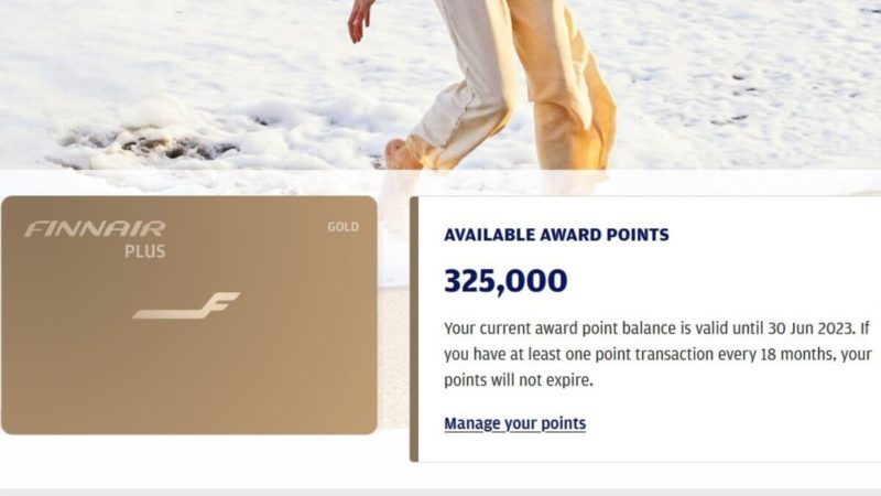 Finnair Gold Status/Oneworld Sapphire durch Punktekauf