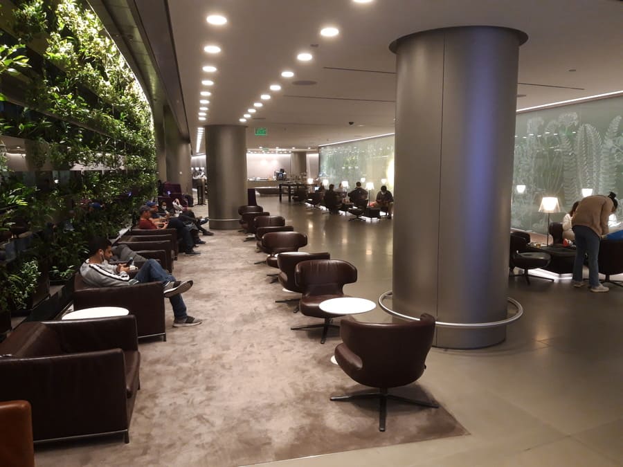 Qatar Airways Business Class Lounge Loungebereich