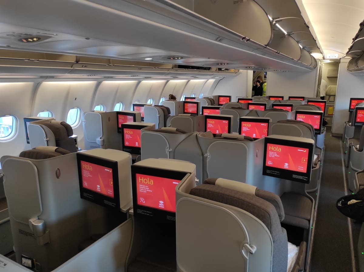 Iberia Business Class Kabine A330