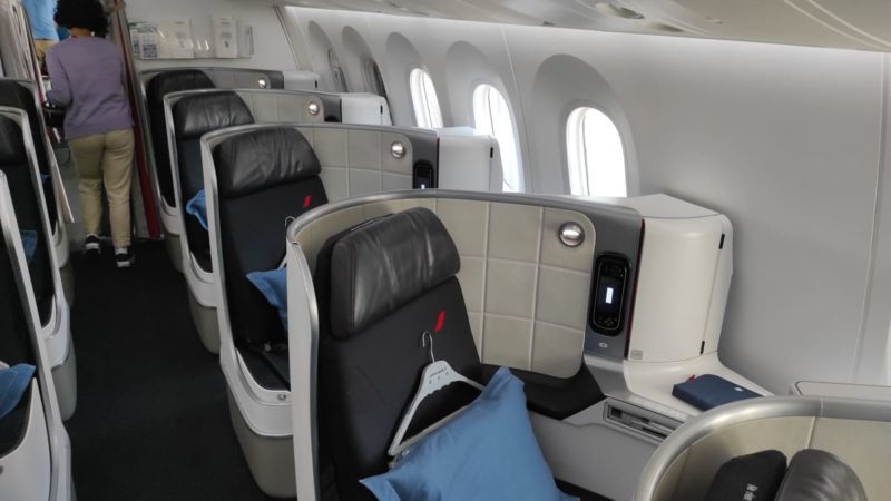 Air France Business Class Fenstersitze