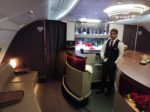 Qatar Airways First Class Bar