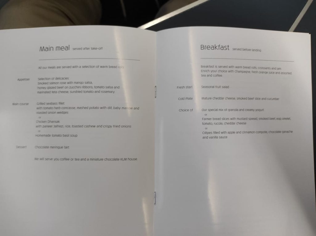 KLM Business Class B787-1000 Review &amp;gt;&amp;gt; Delft Haus gratis