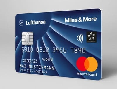Miles and More Blue Kreditkarte mit 8000 Meilen Bonus