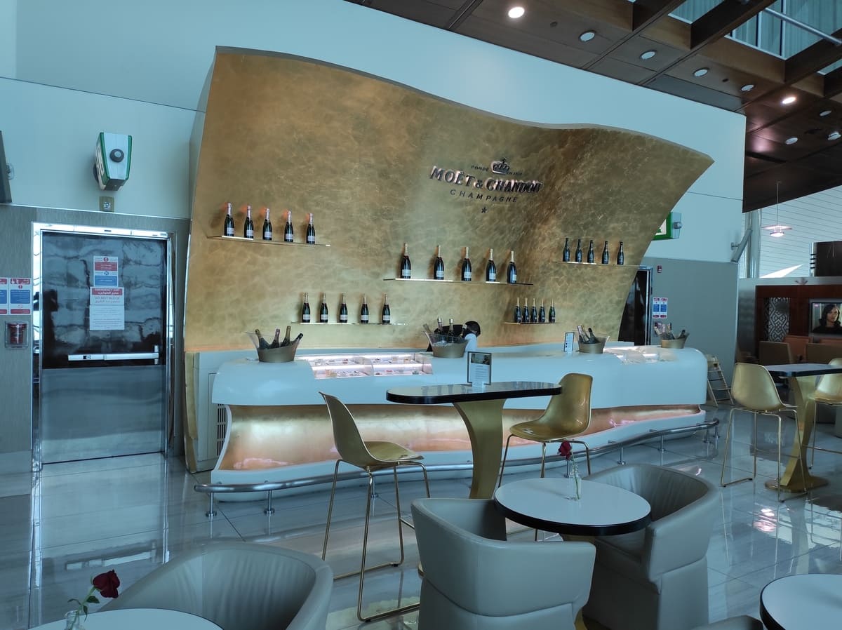 Emirates Champagner Lounge Dubai