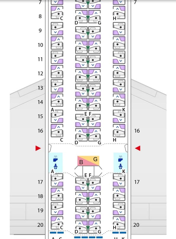 ANA The Room Business Class Seatmap