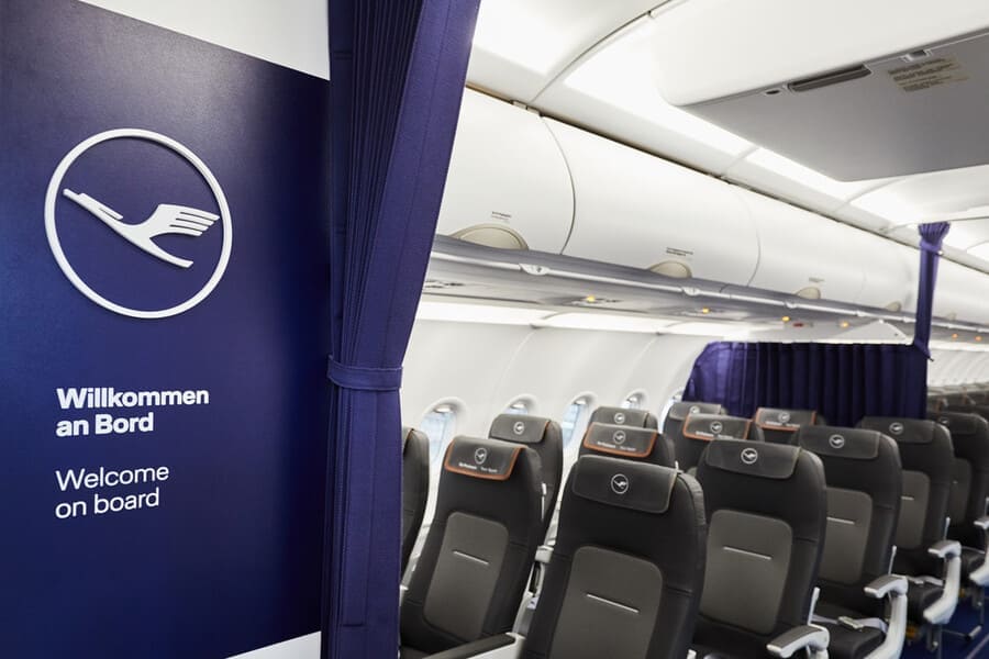 Lufthansa Economy und Business Class A321