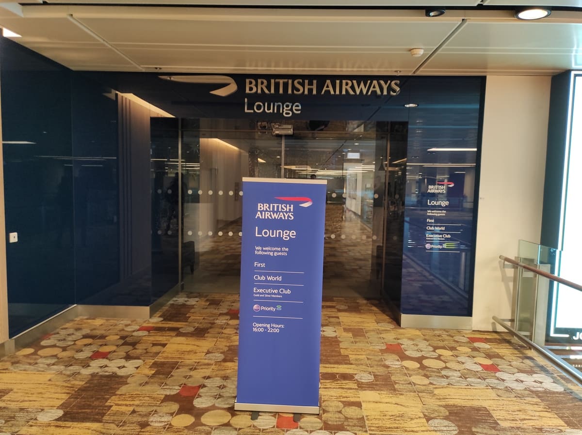 British Airways Lounge Singapur