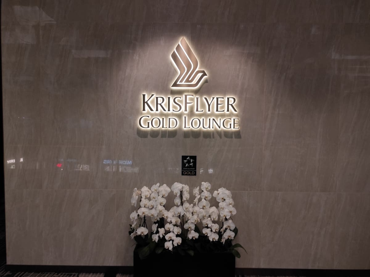 Krisflyer Gold Lounge Singapur T3