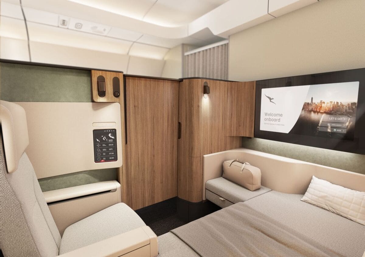 Qantas First Class Suiten A350