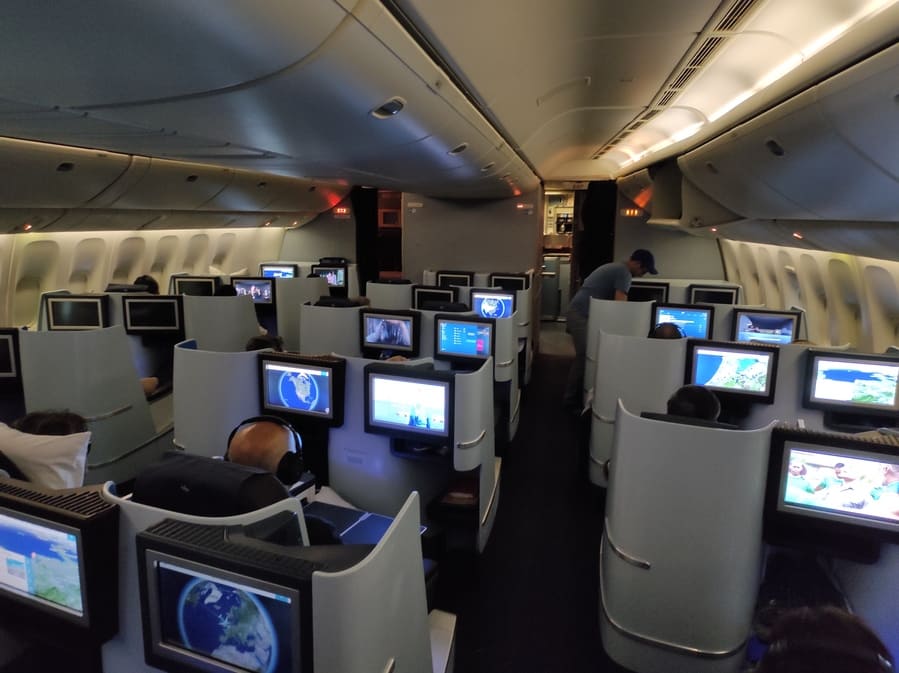 KLM Business Class Diamond Sitz B777