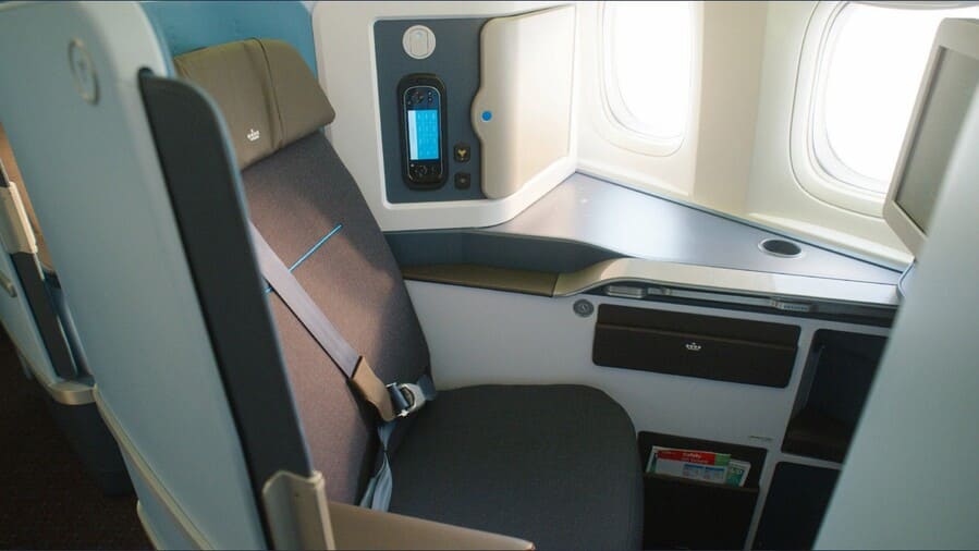 KLM Business Class Sitz, JAMCO Venture Suite